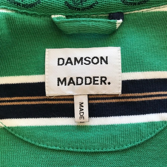 DAMSON MADDER 100% ORGANIC COTTON CASSIA SHRUNKEN RUGBY - Picture 9 of 14